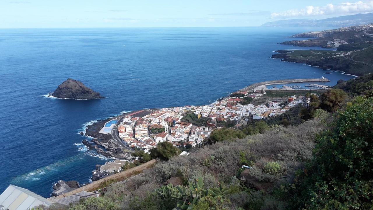 Las Pardelas, Ferienhaus Mit Meer-, Kuesten- Und Bergblick Im Gruenen Norden Teneriffas Las Cruces  المظهر الخارجي الصورة