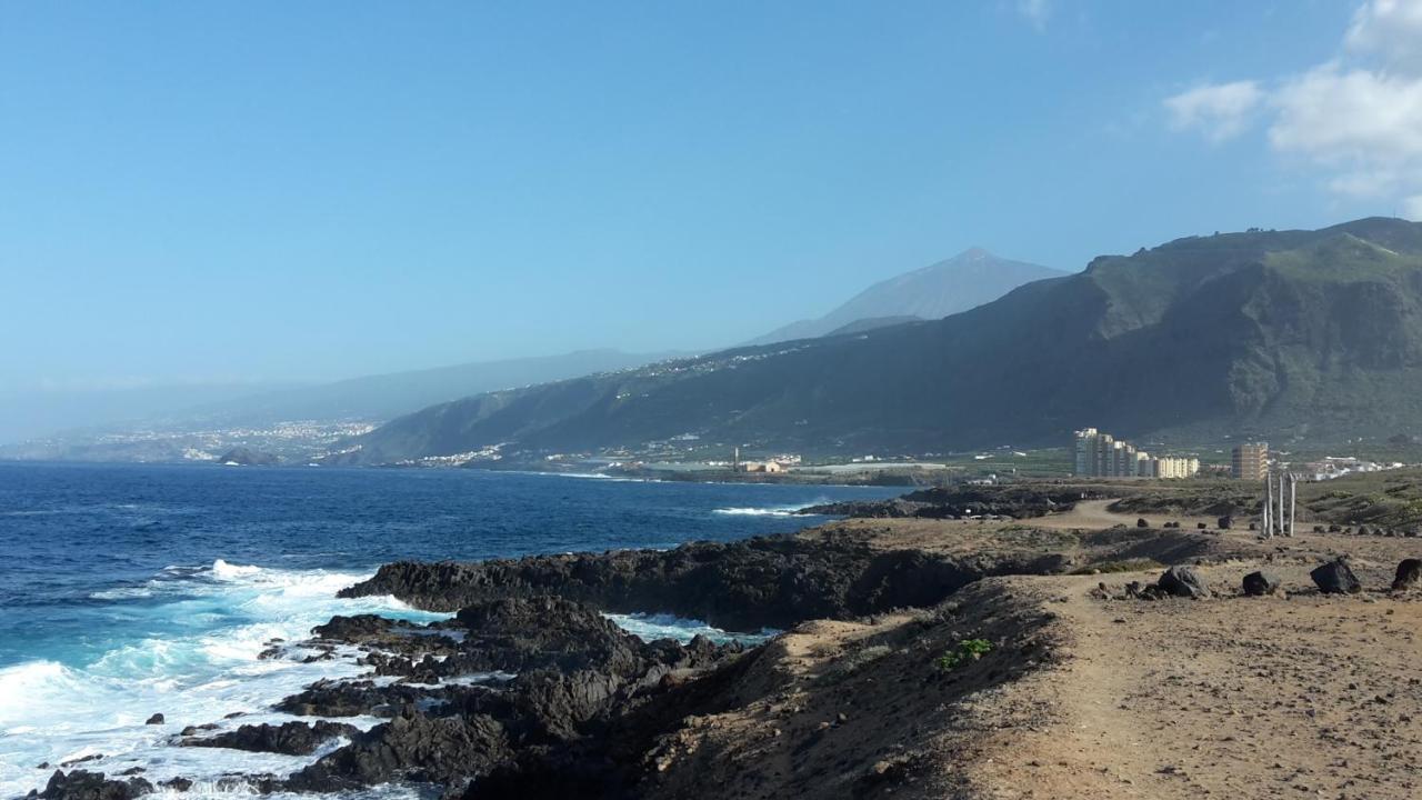 Las Pardelas, Ferienhaus Mit Meer-, Kuesten- Und Bergblick Im Gruenen Norden Teneriffas Las Cruces  المظهر الخارجي الصورة