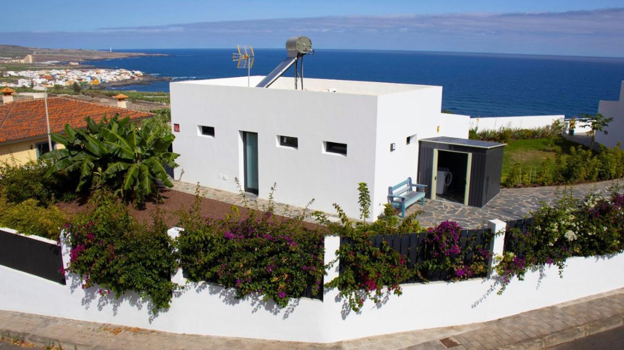 Las Pardelas, Ferienhaus Mit Meer-, Kuesten- Und Bergblick Im Gruenen Norden Teneriffas Las Cruces  المظهر الخارجي الصورة
